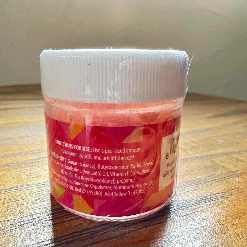 🔵 Fizz & Bubble Premium Exfoliating Lip Scrub (Rainbow Sherbet)